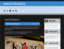 Tablet Screenshot of macefrancis.com